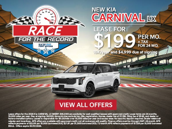 New 2026 Kia Carnival LX